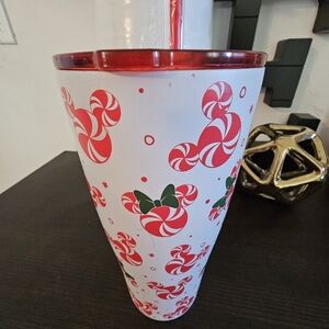 Disney Christmas theme tumbler.